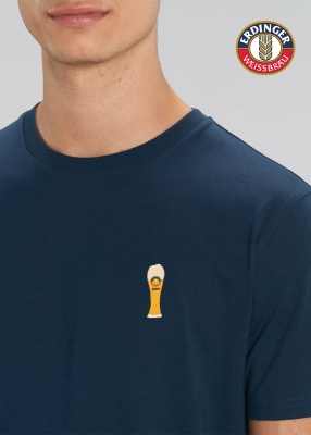 T-Shirt "Erdinger" - dunkelblau, unisex